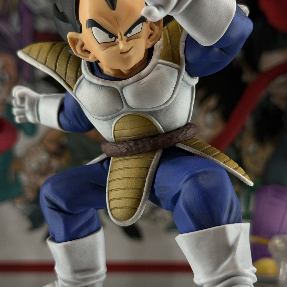 db____gohan's tweet photo. ベジータだけつや消ししてちょっとウェザリングマスター使ってみた！！
けど写真だとあんまり変化分からないな😂笑

でも自分的にはすごくお気に入り！
明日か明後日には悟空にもすこーし手を加えよう😺👏 https://t.co/5qiFpCrPZ4