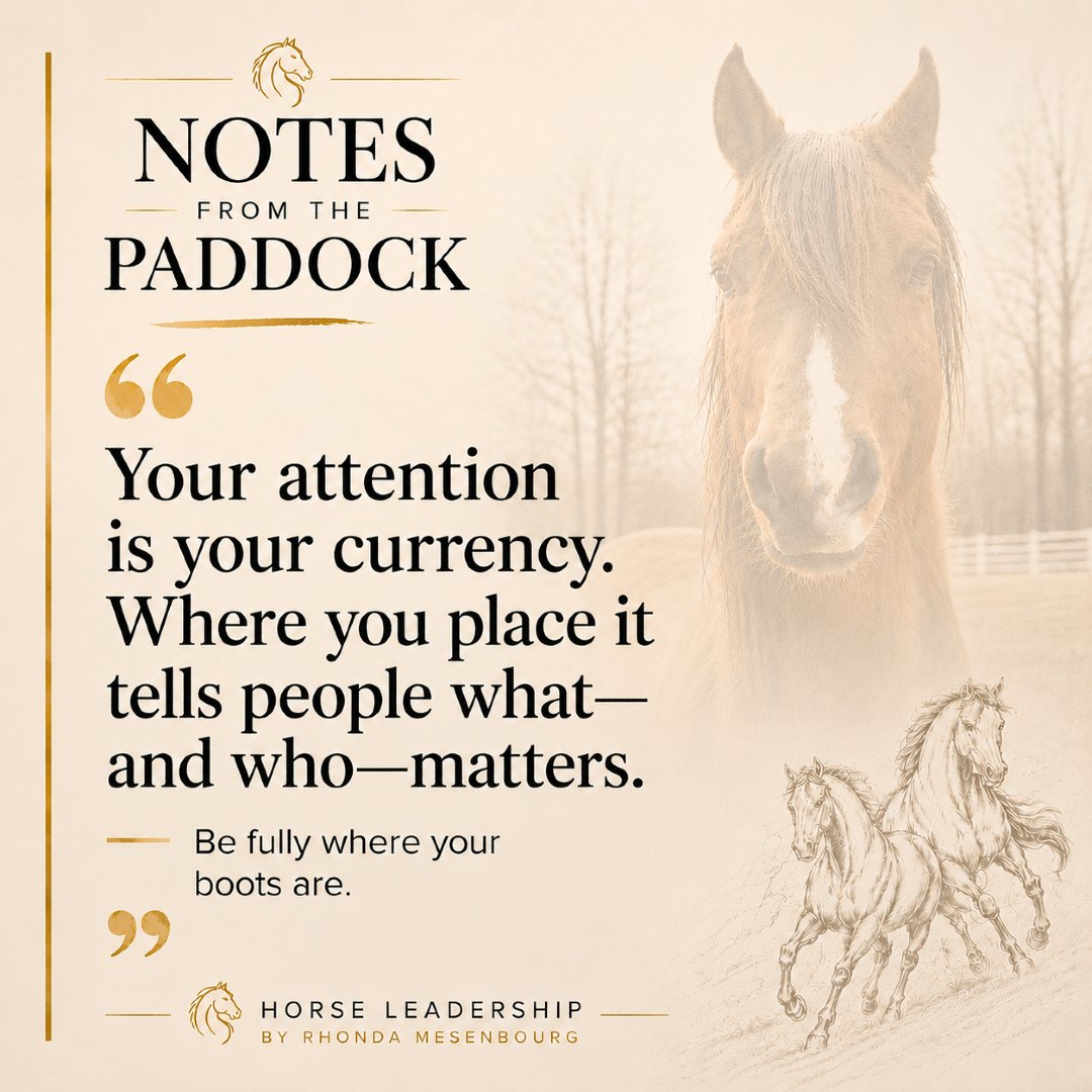 RealtorLifeRI's tweet photo. Attention is one of the most valuable gifts we can give.

Horses notice the moment our focus drifts. The people in our lives do too.

In a world full of distractions, being fully present is the greatest form of respect.

#RealtorForLife #AlpernandMesenbourg #RhodeIslandRealEstate https://t.co/NqodwrjCR0