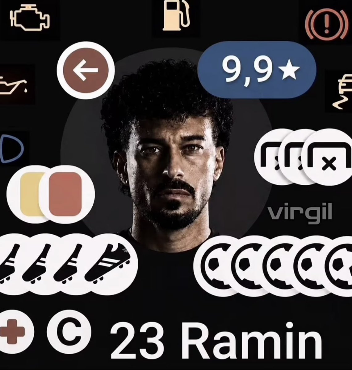 Eri1806's tweet photo. Average Ramin Rezaeian World Cup performance. https://t.co/xRnTj9hi8Z