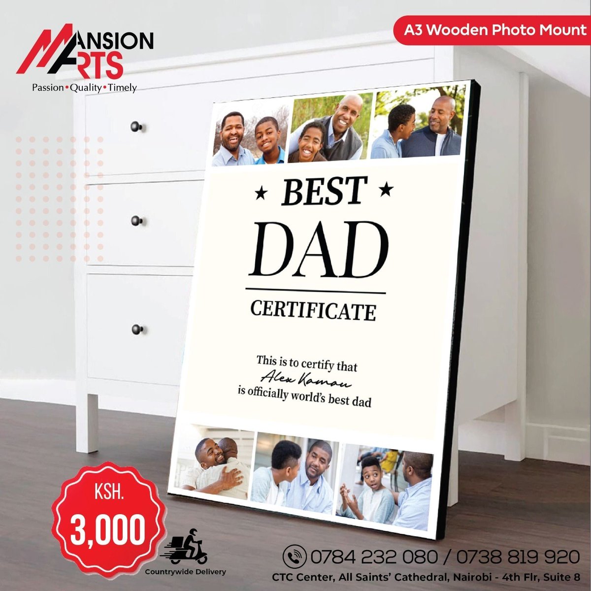 mansionarts's tweet photo. ❤️🎁 For the Man Who Gave Us Everything, Give Him Something Meaningful.

This Father’s Day, honour the man who has been your biggest cheerleader with a personalized gift made just for him.

☎️ 0784232080, 0738819920

#FathersDay #CelebrateDad #GiftForDad #MansionArtsLimited https://t.co/xhkgOOFi3Y