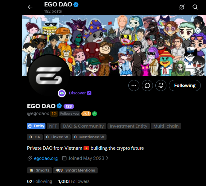 ustyianskyi's tweet photo. the environment you work in matters

since I've been consistent on X, I've built way more connections than before
that's how I ended up becoming part of @egodaox and @LegacyWeb3io

I was in Legacy before the big purge
told @SHADOW_NFT15 there were too many people there, impossible to keep up unless you lived inside it

they fixed that
it's a tighter community now and the value it produces is genuinely good

EGO DAO is the real discovery for me
@cuongisreal_ invited me about a week ago
still surprised by how much is there - tools, alpha, NFTs, raffles, I even have my own channel there

my info diet used to be just telegram channels, probably like a lot of you
that's stagnation

find people who actually want to grow, same as you