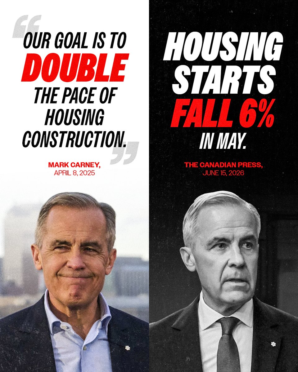 PierrePoilievre's tweet photo. Another promise made, another promise broken. 

Mark Carney is just another Liberal. 

Sign to build homes Canadians can afford now: https://t.co/9sMFiGdVNV https://t.co/jNV23FYAbK