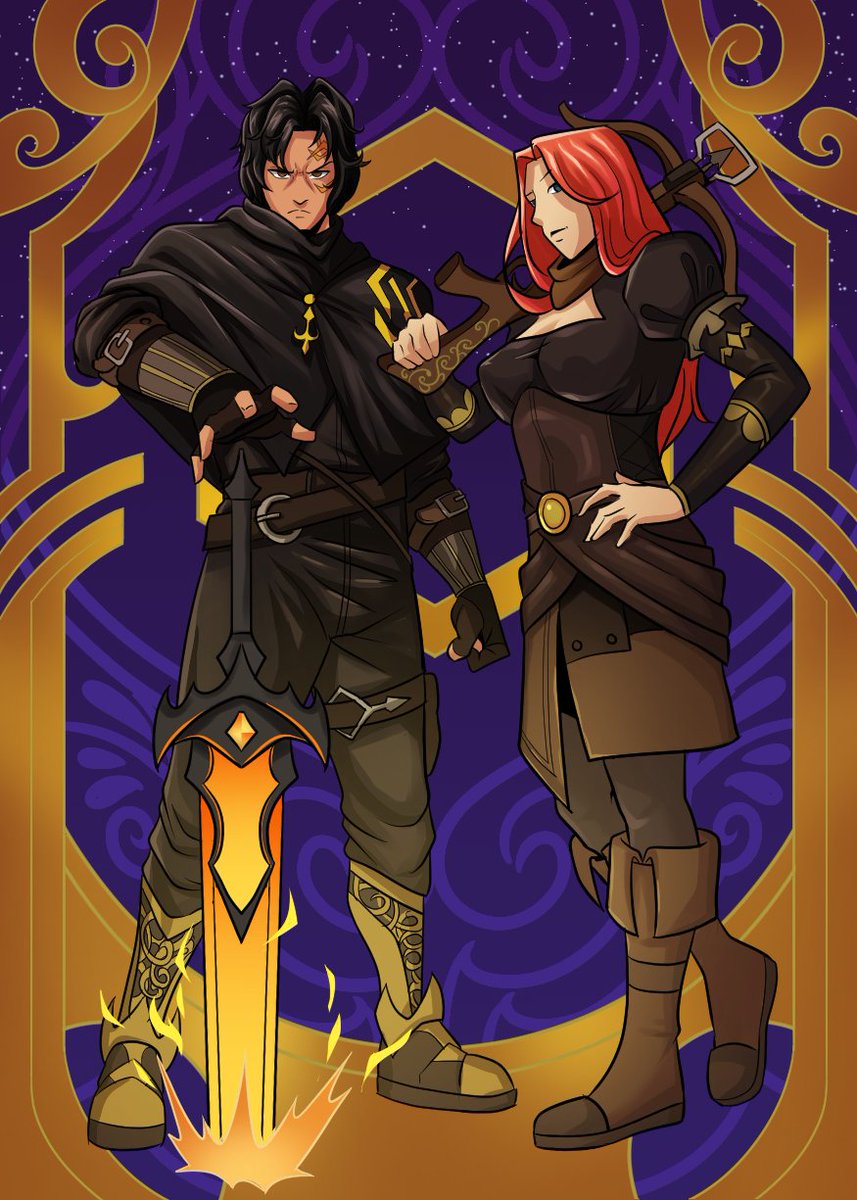 Theonanda5's tweet photo. ⚔️ Duo Hunters

Commissions are open!
📩 DM for inquiries
💰 Prices &amp; TOS in my profile
#CharacterArt #FantasyArt #CommissionOpen https://t.co/jZ9RZ3qPAM