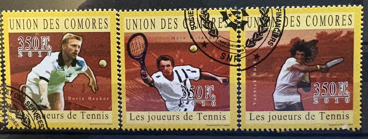 VicenteKster's tweet photo. @Philatelovely ðŸ ðŸ ð
-Comores (1988 + 2010); Mc Enroe, Agassi, Becker, Wilander, Noah)
-Croatia ðð·/ Ivanisevic
ð ð
#sports #stampcollecting #post #postage #sellos #postes #philately #tennis âœïžððâŸïžðŸððððžðððâ³ïžâžïžð¥ð€¿ð¥ðªð¥ð€Ÿð»ââïžð€ºðð»ðïžââïžðð»ð€œââïžð£ââïžð§ââïžðŽðœââïžð€Œââïžâ·ïžð¿ðð¥
ð±ð¥ðð»ââïžââ¡ïžð¥ https://t.co/1UAf29gI9v