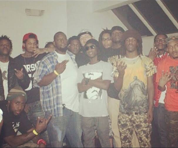 Muntoven's tweet photo. Fredo Santana with the Raider Klan (2013) https://t.co/NZC1talvEt