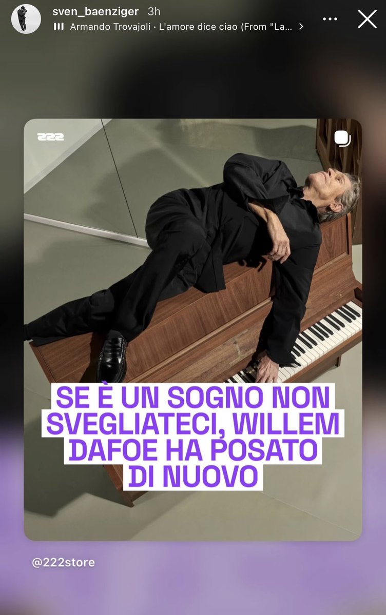 MiracleDR's tweet photo. Por supuesto la cherie de el ejemplar 10mo aniversario de CollectableDRY Magazine es el espectacular Willem Dafoe ❤️❤️❤️fotografiado por el gran Sven Baenziger💖 https://t.co/STre3O2MVr