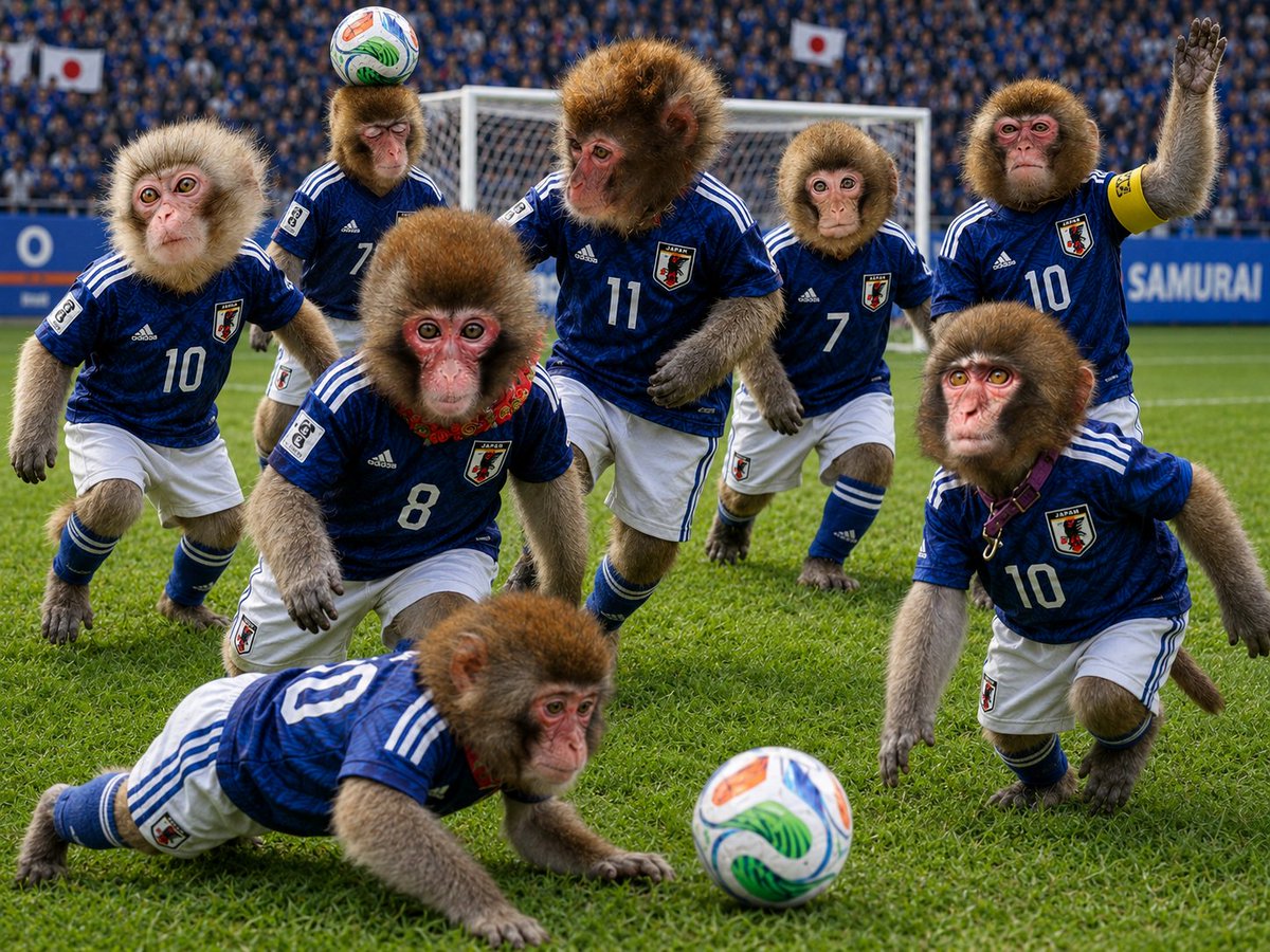 monkey_l0ve's tweet photo. ちっちの1ミリ🐵⚽️
モンタメW杯🐒⚽️

#モンキーエンターテイメント
#あらちの1ミリ https://t.co/QibV7FN3Qv