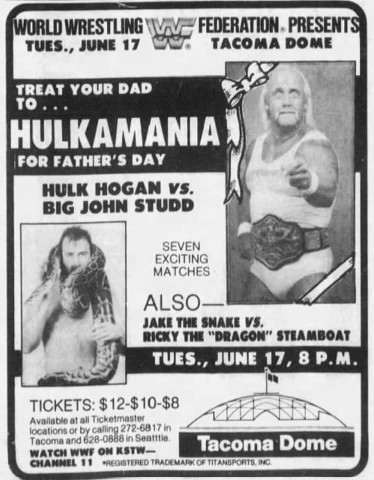 JakeSnakeDDT's tweet photo. Treat your dad!

Working with the great Ricky Steamboat #OTD 40 years ago in Tacoma, WA!

#TrustMe #OnThisDay https://t.co/bGSUpakaer