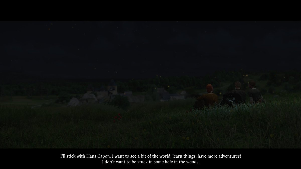 spidersaye's tweet photo. im giggling i didnt even choose this option for hans henry just threw him in there on his own 😭😭😭 #kcd2 https://t.co/rDC1JiyKtU