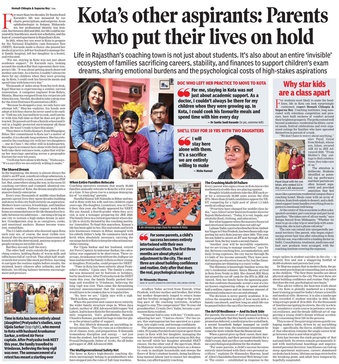 suparnaTOI's tweet photo. #Kota in #Rajasthan welcomes lakhs of #students with huge dreams every year....with students, city also welcomes #parents, who silently support those #dreams,  put their lives on hold and support child's ambition without letting them know of their own fears
@TOIIndiaNews https://t.co/TQ6cTlauWf