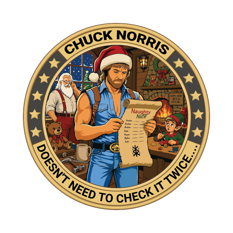 TheLiftingOFFIC's tweet photo. Christmas Comes Early this year, with Chuck Norris Challenge Coin, Action Star Collectible! (Pre-Order)

In collaboration, and distributorship, with https://t.co/jhc5OTBC6r, GIC, and The Lifting, had commissioned this coin! @GICNOW @TheLiftingOFFIC @MeMerchSHOP @chucknorris 

From MeMerch,
"A challenge coin, celebrating the life of action star/actor Chuck Norris!"

This is the second coin in the Chuck Norris Meme Coin Tribute Collection!

I know it is a bit early for Christmas, but why not find that special item for your family member NOW! These ARE currently on PRE-ORDER ONLY!

NOTE: For Pre-Order, expect a 4 to 6 week delivery timeframe from the time of your order! I will inform all of you if things change!"

NOTE: THESE COINS ARE ACTUALLY ENGRAVED!!!!! NO STICKERS/DECALS ALLOWED HERE!!!!!

https://t.co/Hc5kW1Nt5k
