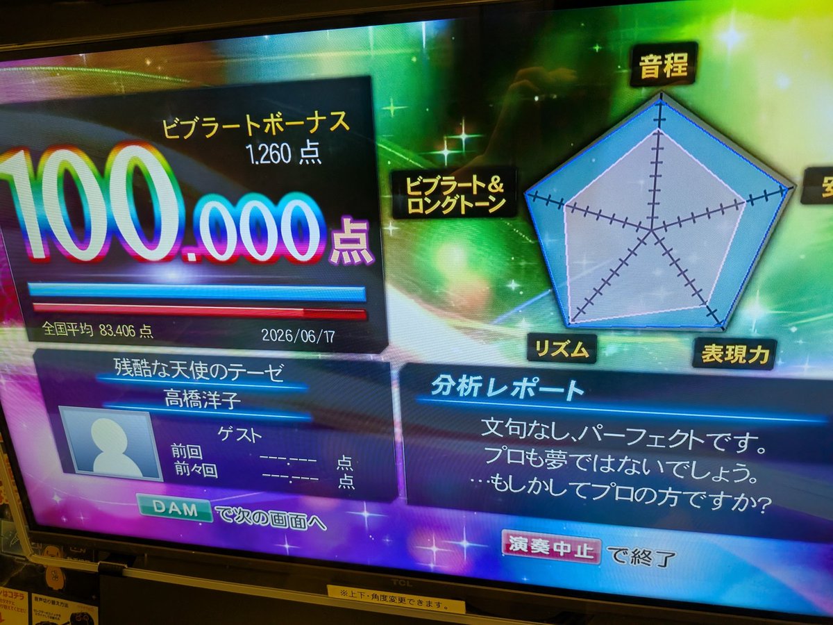 hiduki4444you's tweet photo. 彼氏がカラオケ採点界隈でした

死にたいぐらい恥ずかしいデートでした

焼肉屋さんではずっと加点の調整について話してるし
買い物に行って「どっちの服が似合う？」って聞いたら「君のフィット性格率100%！w」とか言うし

あたし何かおかしいこと言ってますか？
普通の感覚ですよね？ https://t.co/dTNqH9JLA1