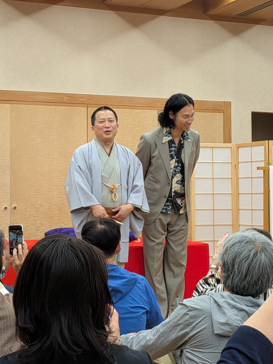 11999126's tweet photo. 草々と草原が並んでいるのを見る、ちりとてちんファンにとってこんなに嬉しいことはありません。ちりとてちんのお話もたっぷりしてくださって18年前にタイムスリップしたかのような夢心地でした。
#ちりとてちん https://t.co/UB9yaVbqBt
