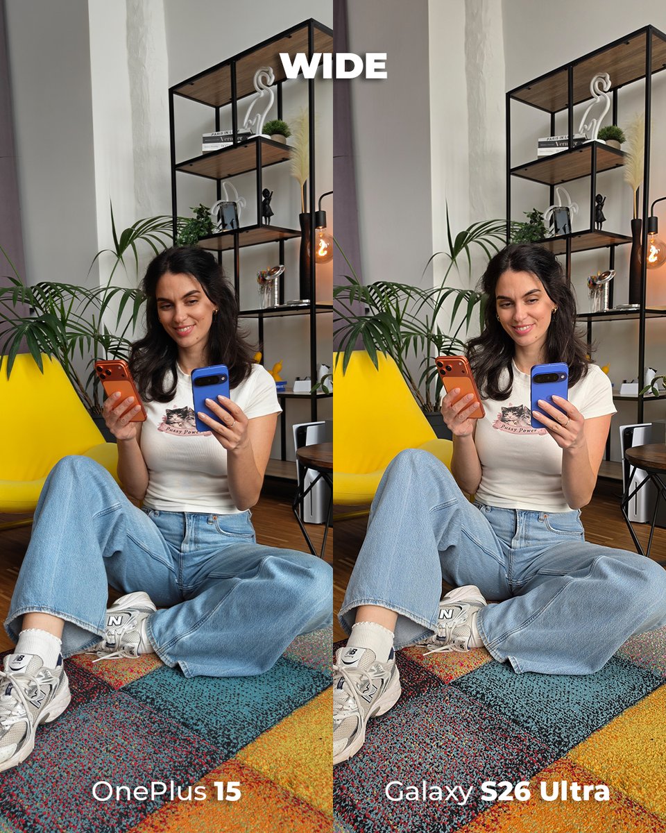 versus_com's tweet photo. 🔥 Camera Showdown: OnePlus 15 vs Samsung Galaxy S26 Ultra 📸
Daylight, zoom, portraits, we tested them all. So which
phone actually does best? 👀👇 Vote below!
#cameratest #OnePlus15 #GalaxyS26Ultra https://t.co/bv22Xst8HX
