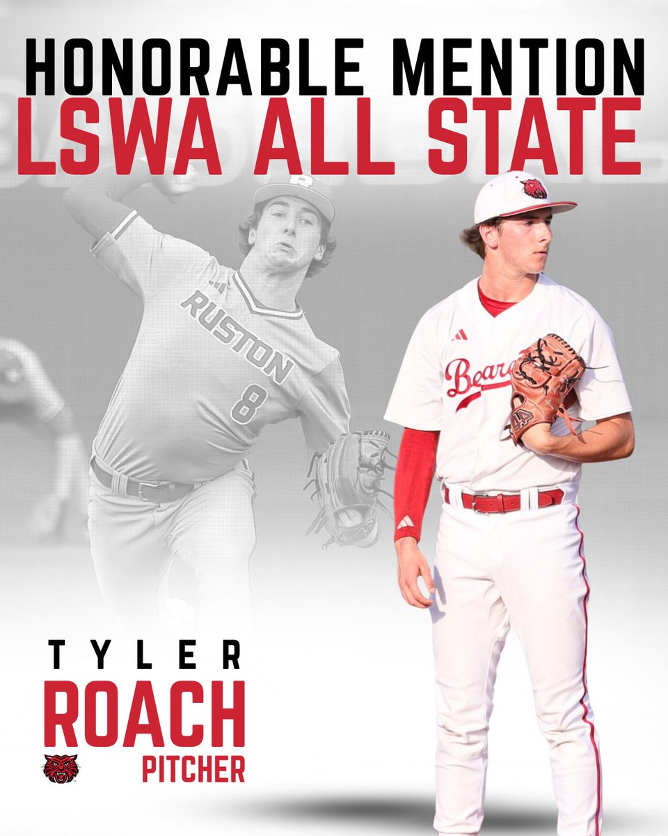 RustonBaseball's tweet photo. Congratulations Tyler! @Tyler_Roach07 #FirmlyFounded https://t.co/40EWbM477Z