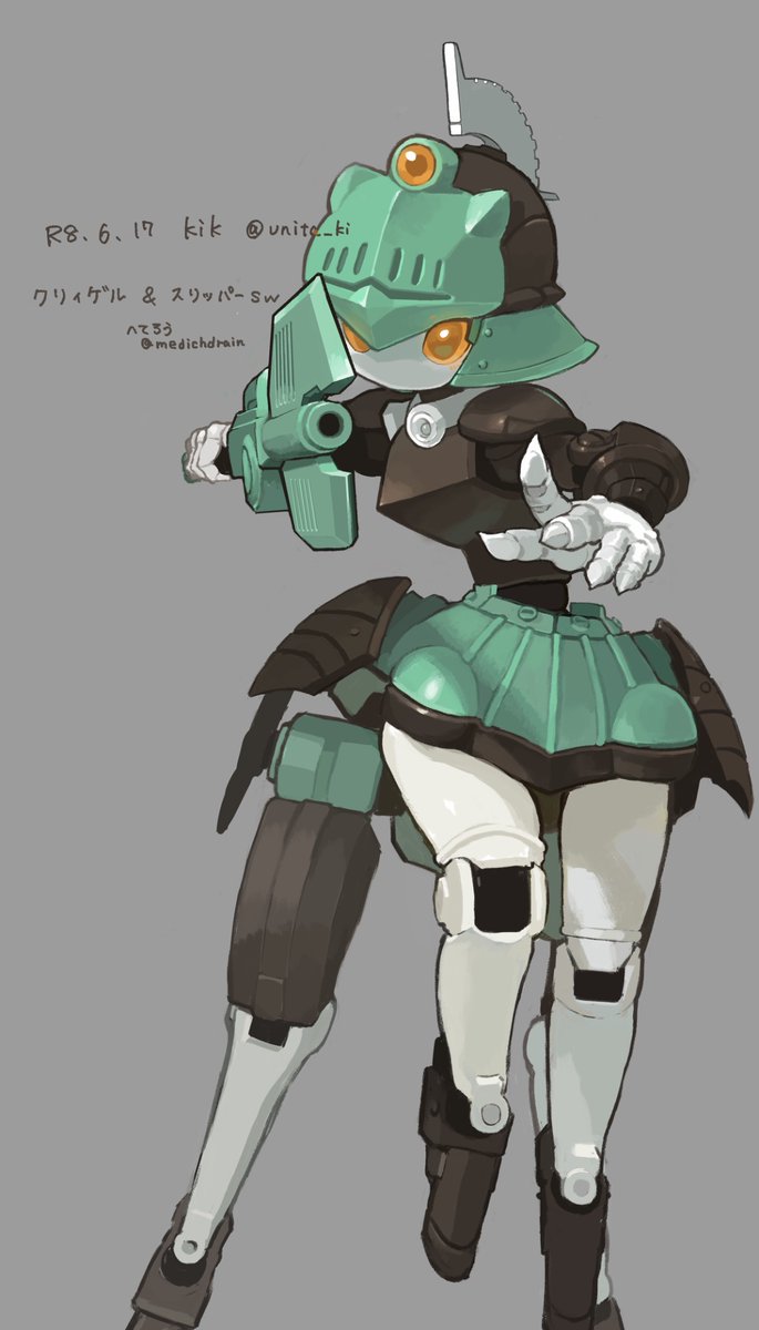 unita_ki's tweet photo. へてろうさんのクリィゲルさん　チョコミント色 https://t.co/TXbH9CIClC