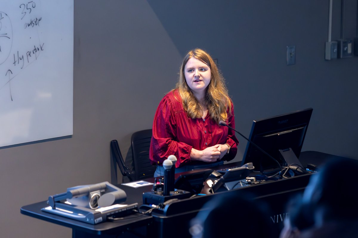 ImmunologyAU's tweet photo. Emily Steinbeck, a graduate student assistant in both IMMCG and the Vascular Biology Center, recently presented her Research in Progress seminar for the Vascular Biology Center titled, โDynamic Regulation of MLKL Affects its Role in Atherosclerosis."
#immunology #atherosclerosis https://t.co/ehSeHakXB3