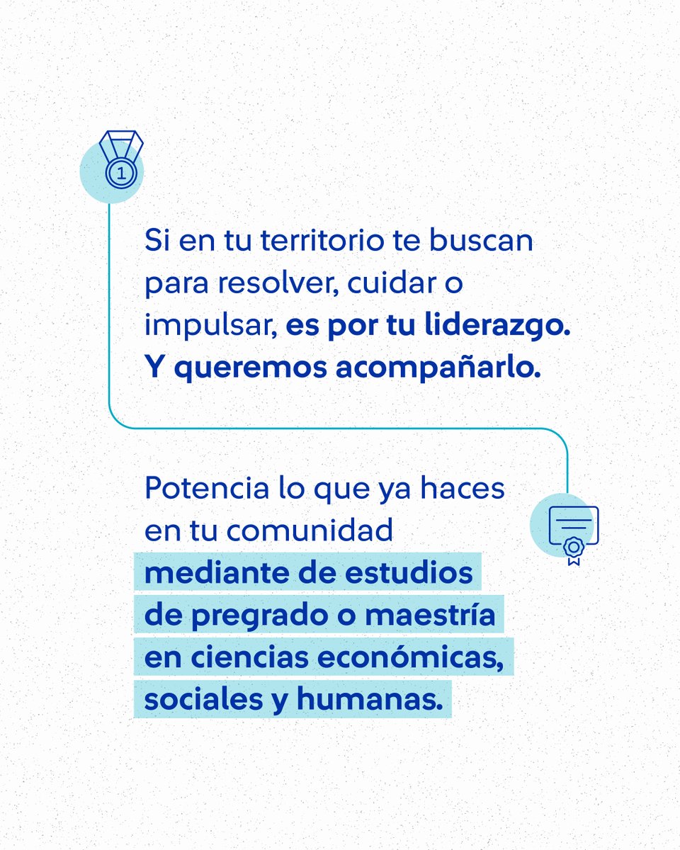 GRUPOSURA's tweet photo. El conocimiento adquiere una dimensión distinta cuando se pone al servicio de las comunidades. 🙌
Por eso, #FundaciónSURA abre la convocatoria 2026 de la Beca Nicanor Restrepo Santamaría para acompañar a personas que integran formación, liderazgo y compromiso con la transformación de sus contextos. Si quieres continuar con tu desarrollo académico y cumples con estas condiciones, postúlate hasta el 30 de junio en https://t.co/bBgoHdk2HN