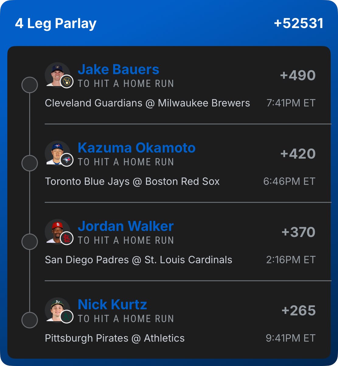ChrisGarcia2424's tweet photo. WEDNESDAY MLB 4 LIL SWINGS🤝

🔗 IN THE COMMENTS TAIL!!!! https://t.co/8C9th4C5ue