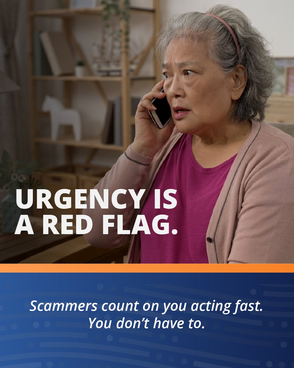 1stEdCU's tweet photo. June is Elder Abuse Awareness Month and we want to raise awareness of elder financial abuse. The most important steps to prevent it? PAUSE to think before you act, ASK a financial partner or trusted loved one for advice, and PROTECT your personal and financial information. https://t.co/o1oTWmvUIU