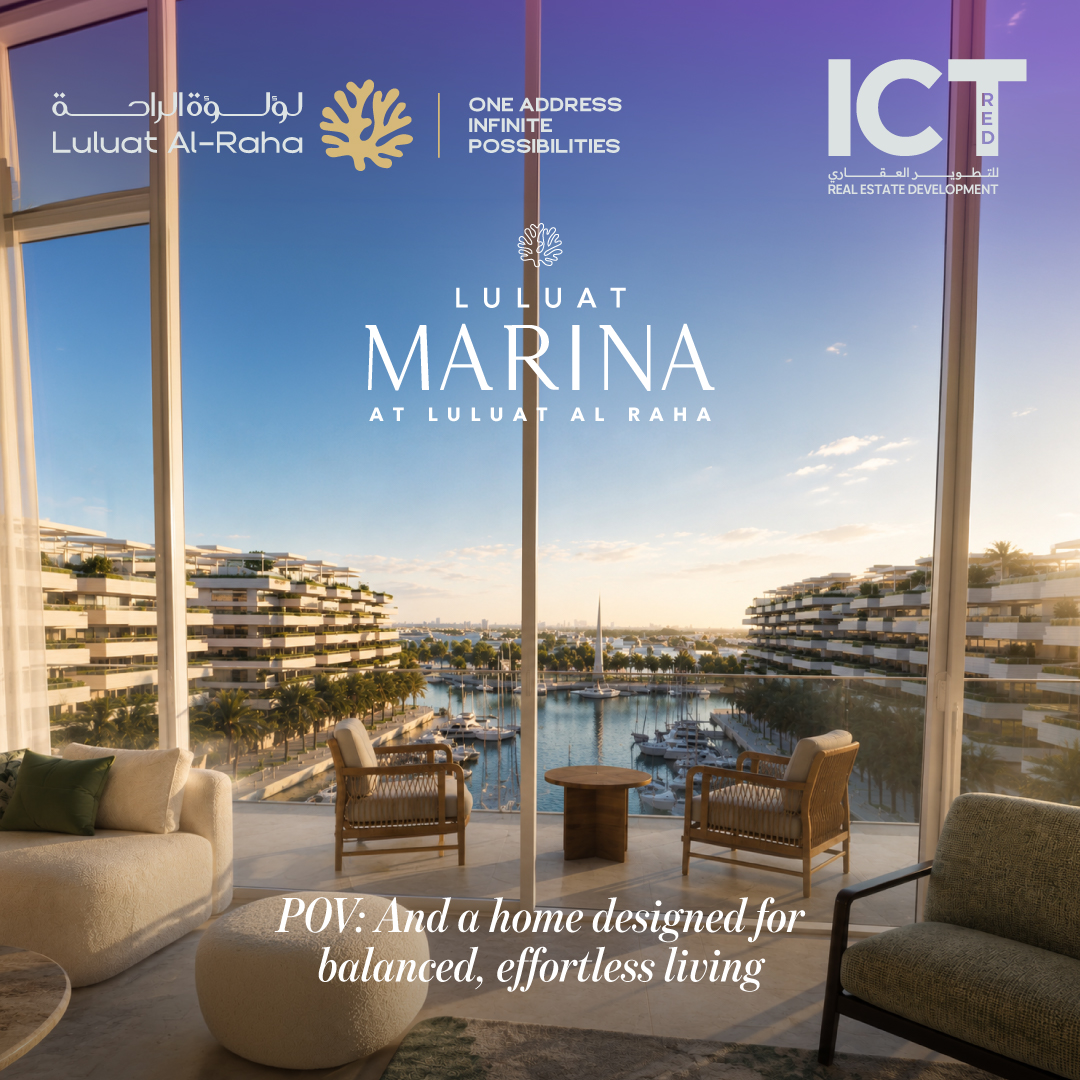 ICTReDx's tweet photo. Effortless Marina waterfront living begins at Luluat Marina at Marina District – Luluat Al Raha.

Views and a payment plan designed around you with only 3% down payment. https://t.co/AuRV7qlFPu