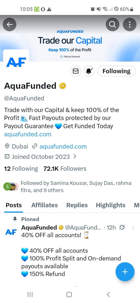 TradeDriftX's tweet photo. @_TraderZay @AquaFunded @LewisAquaFunded @shepherd__fx @JadeJMA ✅ Everything completed. Super grateful for this funded chance. I trade with strict risk rules and this would help me grow properly. 
@Forexjourneywin  @QuietCharts  @PL_Mastering https://t.co/OCkzzFdybA