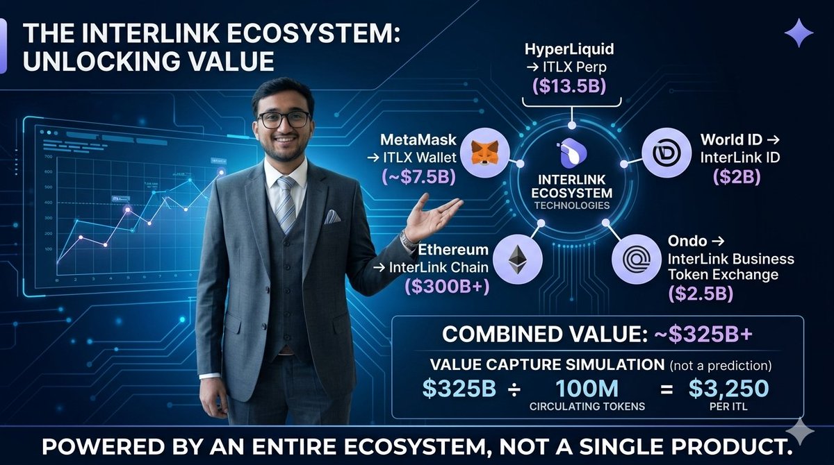 KumarShanu1019's tweet photo. 🚀 InterLink isn't building a single product—it's building an ecosystem. From trading and wallets to identity, blockchain, and business tokenization, every utility strengthens demand for $ITL. The power is in the network. 💜
#InterLink #ITLG #ITL
@kv_interlink @VyxCrypto629 https://t.co/4rlzuSDedg