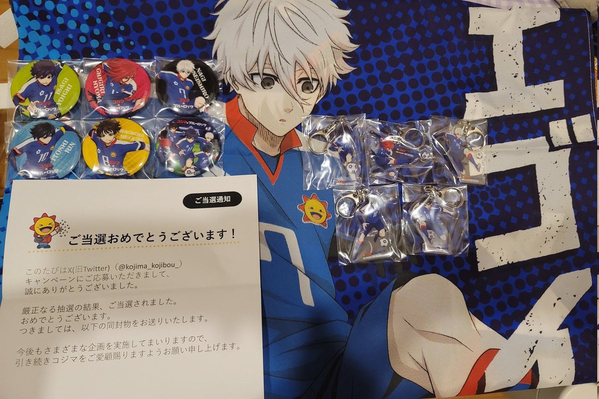 【匿名発送/非売品】コジマ ブルーロック タペストリー のぼり 潔 世一　当選 匿名発送/非売品】コジマ ブルーロック タペストリー のぼり 潔 世一当選