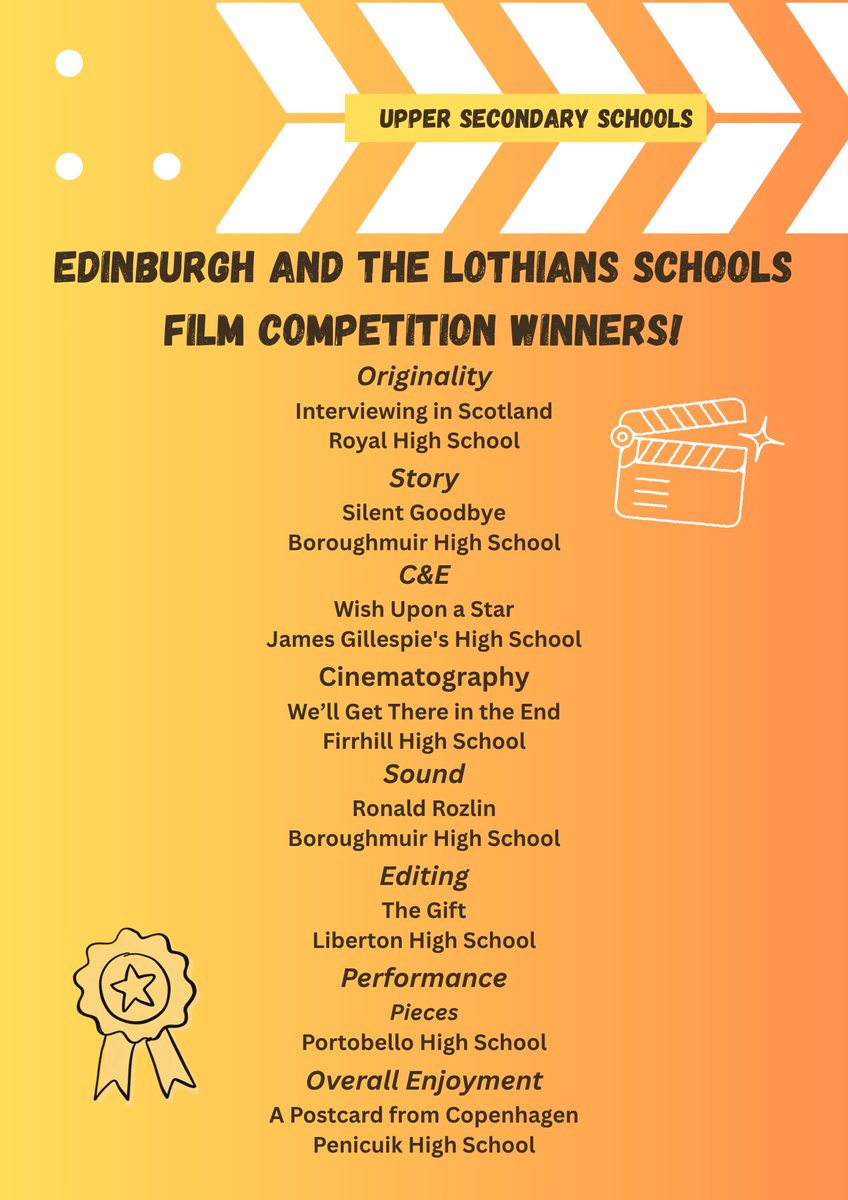 ScreenEdinburgh's tweet photo. This week marked the exciting return of the Edinburgh and the Lothians Schools Film Competition! 🎉🎬 

Congratulations to all nominees and winners - seeing the creativity and talent of the next generation of filmmakers on the big screen was truly inspiring 💫 https://t.co/quLazXSS9i