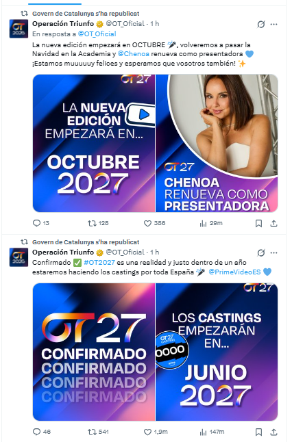 AlexHinojo's tweet photo. Hola @govern, o us heu equivocat de compte des d'on fer difusió o esteu perdent tota dignitat institucional fent RTs d'OT. https://t.co/Vr8KVx6hNJ
