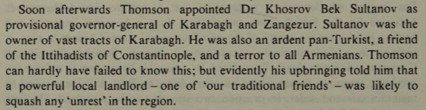 GlassPalestine's tweet photo. While there was a 19th &amp; early 20th British foreign policy interest in spreading liberal democracy to encourage laissez faire, this was not a universal experience. Britain had Azerbaijani anti-communist aristocrats  - "Our traditional friends" - placed in charge of the Caucuses. https://t.co/OT1cZSqmGh