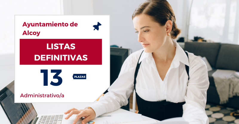 EditorialMAD's tweet photo. 🔔 ¡Se publican las listas definitivas de las 13 plazas de Administrativo del Ayuntamiento de Alcoy!

📅 Se establece el día 12 de septiembre de 2026 para la realización del ejercicio

👉 Más información en: https://t.co/Zwc8h0TRdM https://t.co/Lf8obINGYG