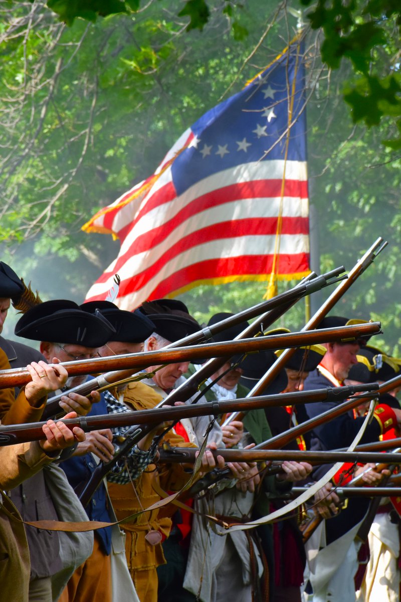 Interior's tweet photo. Their courage rallied support across the 13 colonies and showed the world this was more than a rebellion. It was a step toward American Independence. https://t.co/I8sozJtO0k