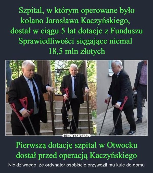 gattgattax's tweet photo. @PatrykJaki 🚨
Mafia Ziobry/ PiS zaplacila za kolanko starego gnoma Kaczora z Funduszu Sprawiedliwosci ‼️ 18, 5 MLN‼️
‼️Bezczelna banda zlodziei ‼️
#zlodziejePiS
#pistomafia https://t.co/bwP8rnI6nu