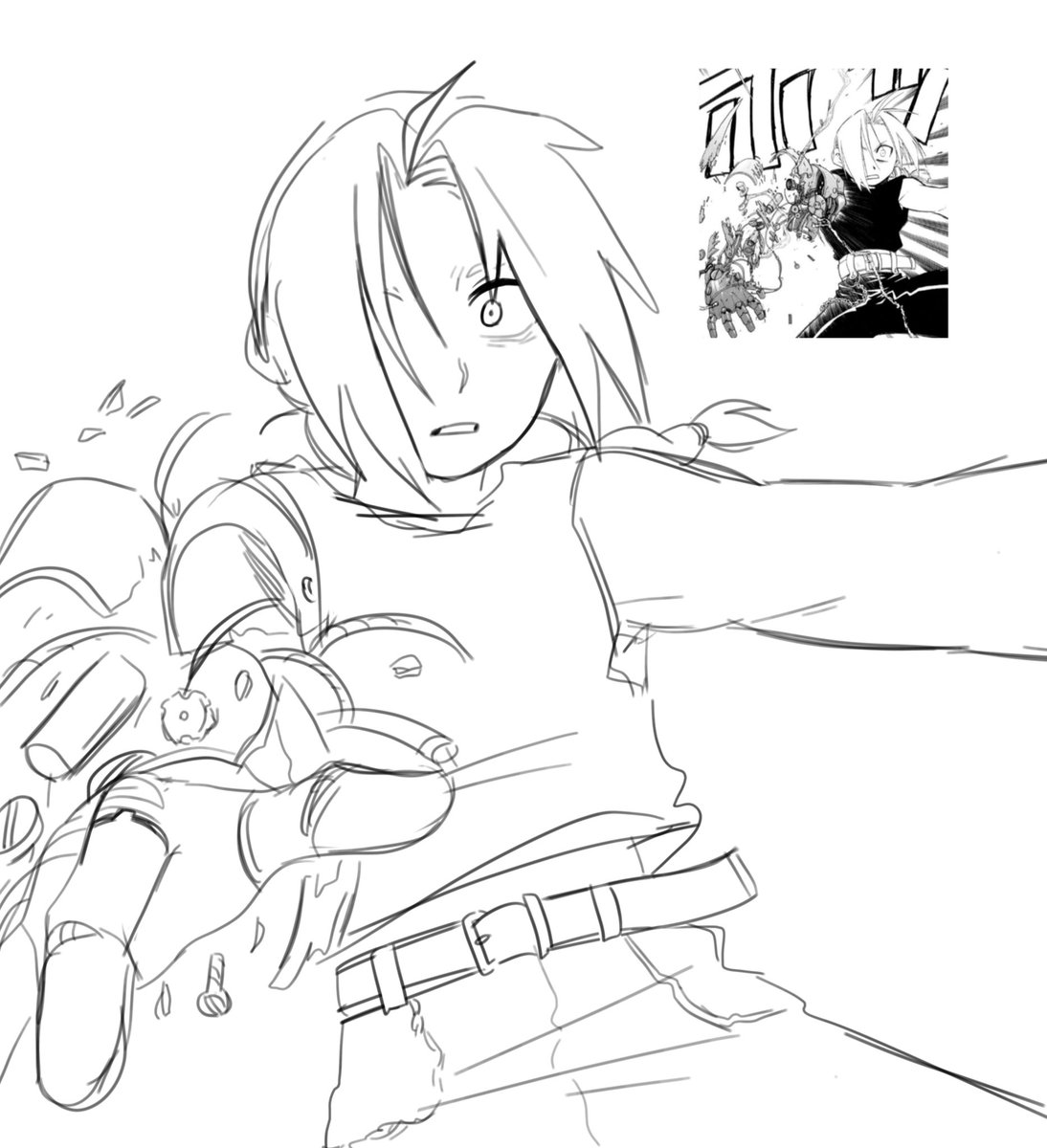 0ct3ds's tweet photo. i have nothing to post today, so i'll leave this sketch https://t.co/7WXCJk3r6h