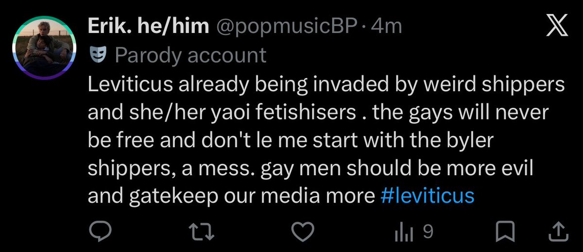 sacricinema's tweet photo. leviticus is being invaded by SHIPPERS (of the canonical couple that are in love with each other) and SHE/HER YAOI FETISHISERS.   😨 https://t.co/M1artH6NRD