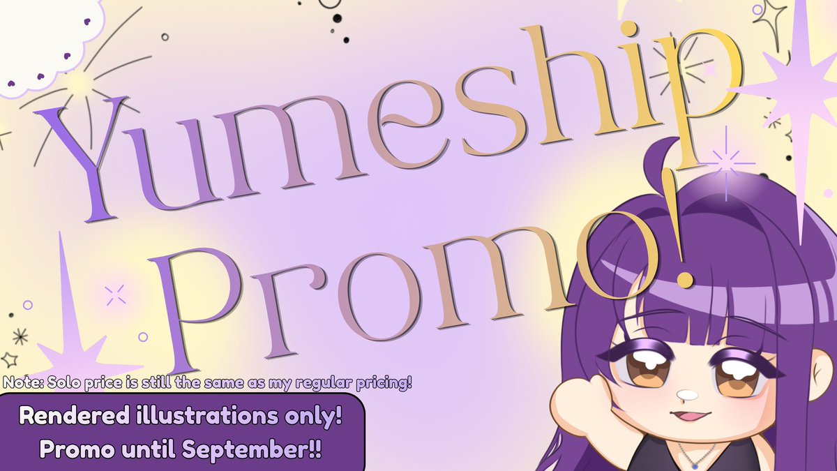 OBEYMELUVBOT's tweet photo. Opening my yumeship promo! (0/1)

I'll be taking one slot then the rest is waitlist!

Waitlist (0/3)

MOP: Vgen/Gcash 
https://t.co/OkiHfVGERo

#VgenComm #commissionopen #yumeshipcomms https://t.co/qMfEuz7vZb