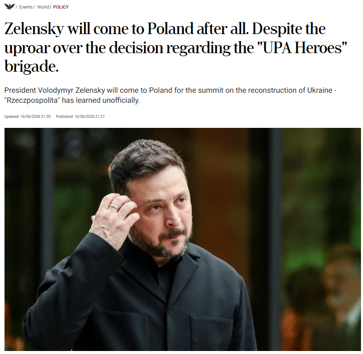 HavryshkoMarta's tweet photo. So, Poles, are you getting ready to give standing ovations to the defender of "freedom and democracy" who glorifies the butchers of your women and children? https://t.co/wdeGETRkmf
