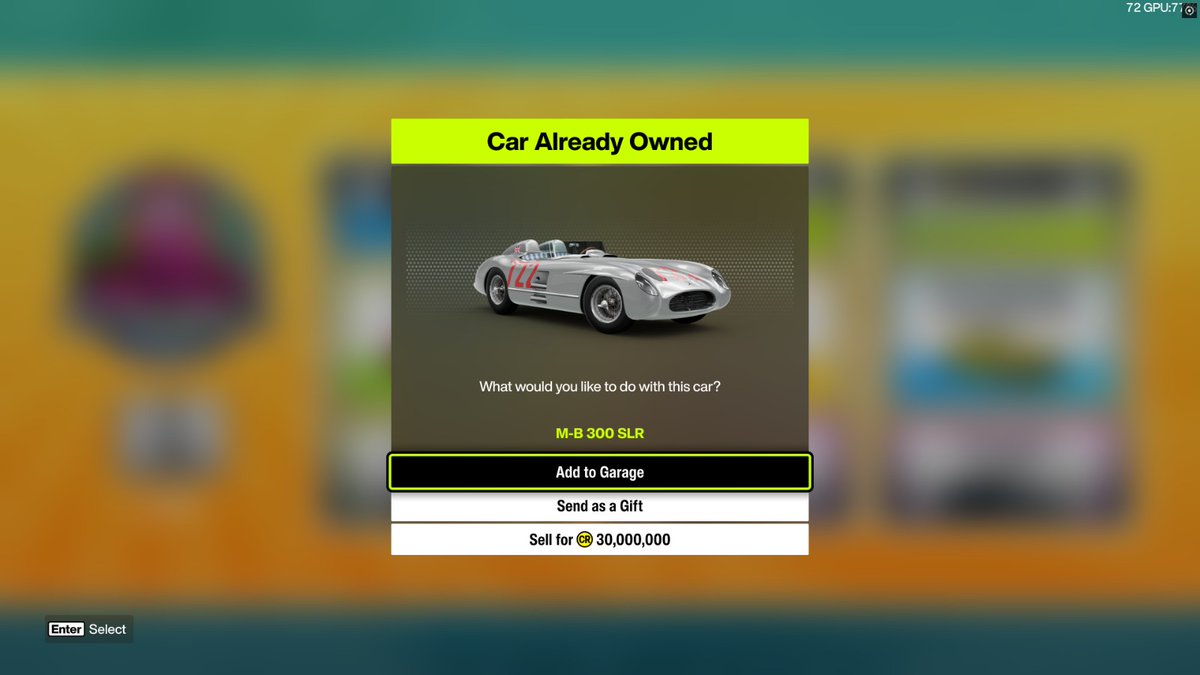AngryMo39799575's tweet photo. @forza_support I sold the mb 300 slr witch I already own for 30 million and still ended up with 10 million after the update so where is my money? 😐 https://t.co/LAJv1wBRNq
