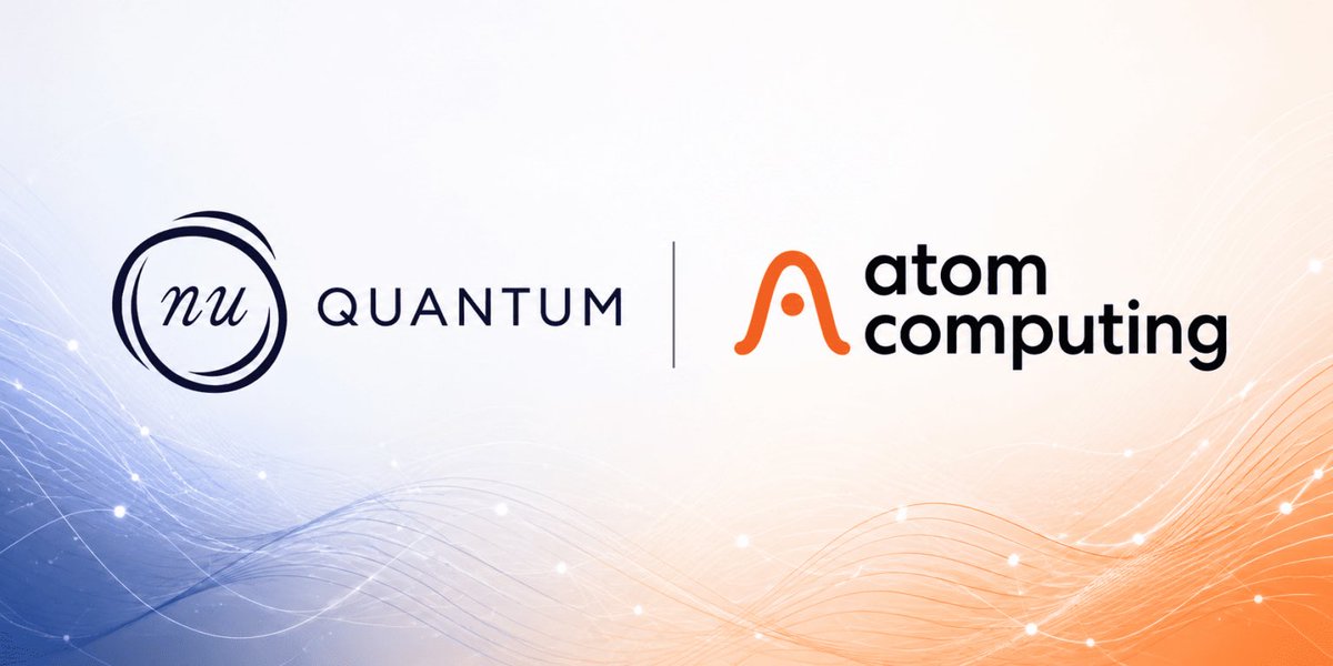 NuQuantumLtd's tweet photo. As just announced by our CEO on stage at #EconQuantum 2026 with @djasonpalmer , we’re excited to share we are partnering with @Atom_Computing to build the hardware essential to scaling neutral atom quantum computers to utility 🤝📈 https://t.co/EyPxowW00G