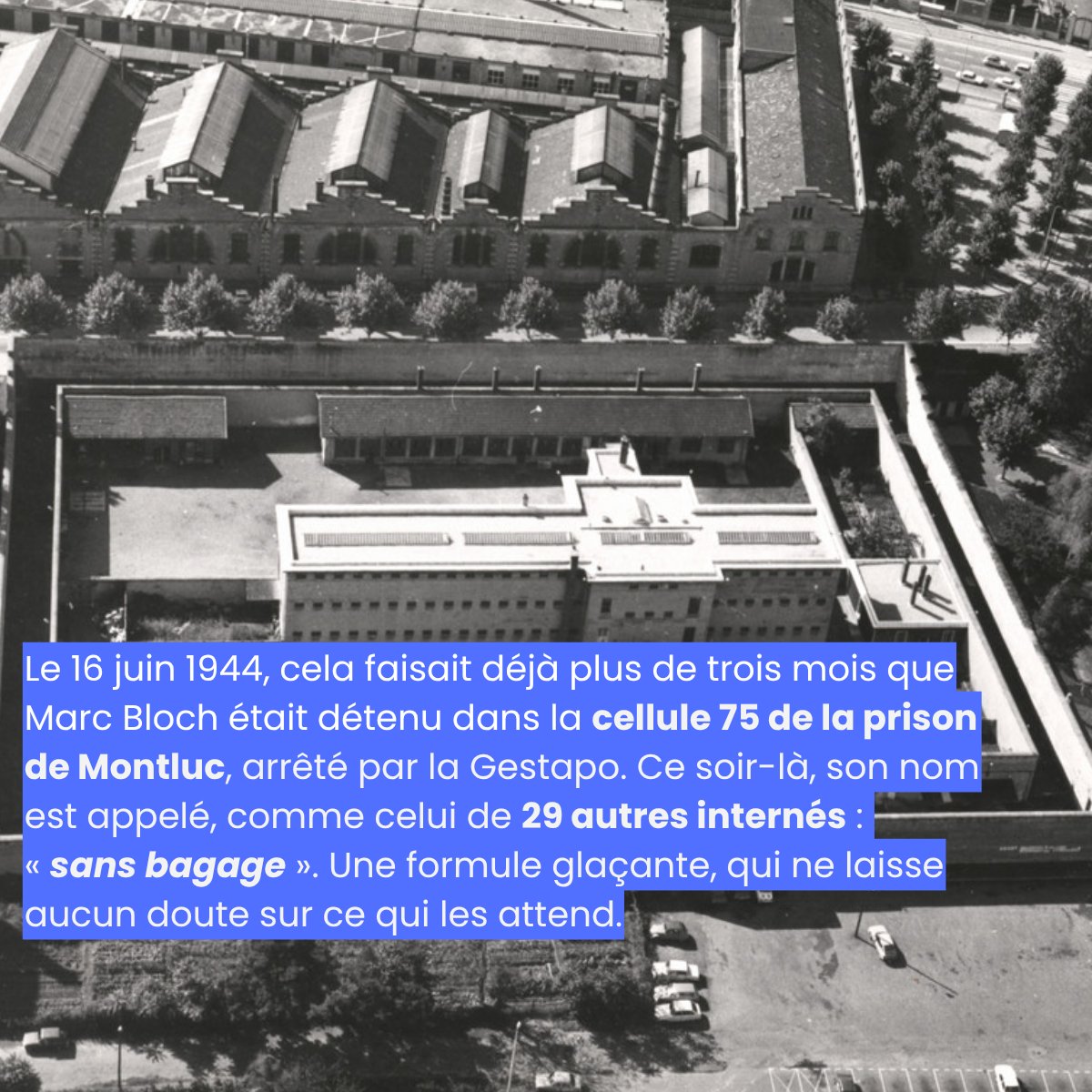 onacvg's tweet photo. #MercrediMémoire 🏛️ I La semaine prochaine Marc Bloch fera son entrée au Panthéon. À cette occasion, le Mémorial national de la prison de Montluc, lui rend hommage tout au long du mois de juin à travers sa programmation culturelle et une cérémonie commémorative. https://t.co/k4DT0DYfsx