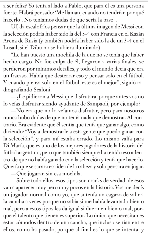 diegoborinsky's tweet photo. La primera pelota que recibió Messi en la selección mayor se la dio Scaloni (amistoso vs Hungría en que lo expulsaron a los 90 segundos). Apenas Tapia le avisó que sería DT interino de la selección, hizo videollamada con Messi. Esto le dijo, según me contó para su biografía. https://t.co/Yl23EP4cOo
