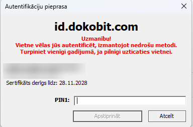 mahris2's tweet photo. @elnormous Ieinteresējos. Pamēģināju. Ar eID, ko regulāri lietoju visur. https://t.co/IzOKMQsXII
