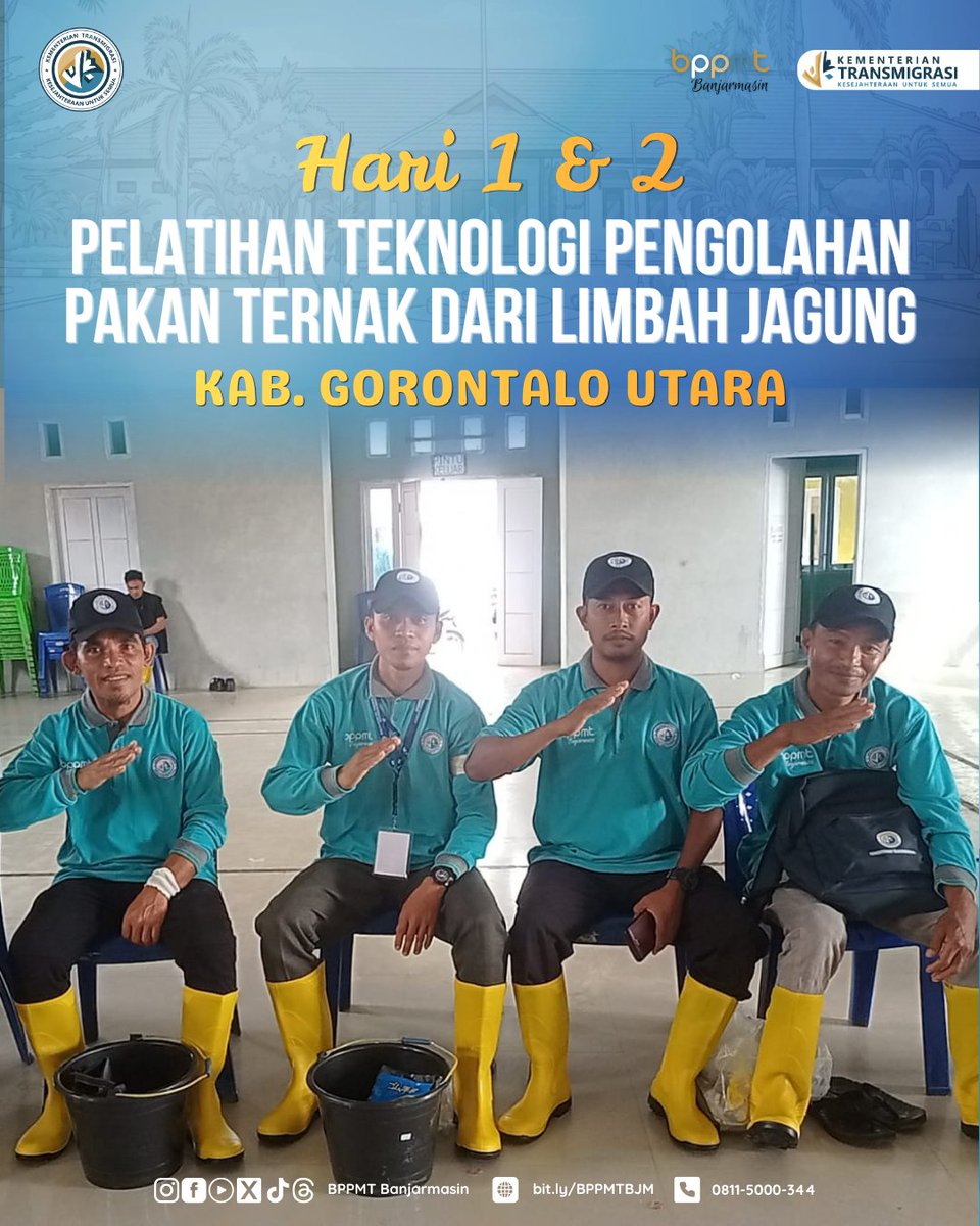 BppmtBjm's tweet photo. #SobatTrans Ke pantai cari kelapa,
Singgah sebentar melihat panorama.
Ada cerita di hari pertama dan kedua,
Pelatihan teknologi pakan ternak di Gorontalo Utara. Video lengkapnya dapat dilihat di IG, FB dan Youtube. BPPMTBanjarmasin #Gorut #Kementrans #BPPMTBanjarmasin https://t.co/PqJfJEI8Yl
