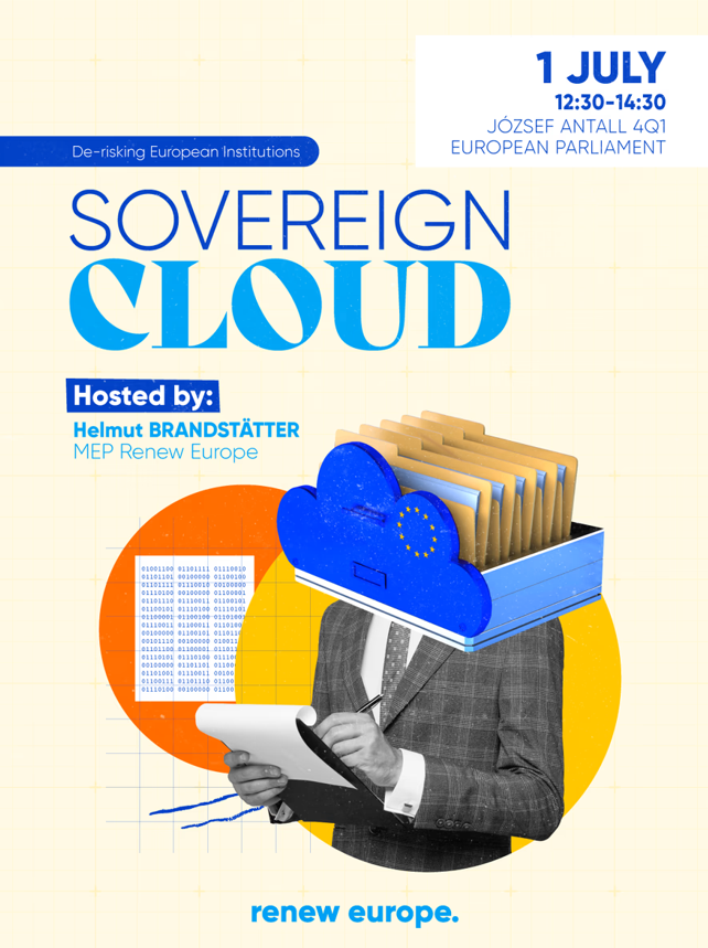 liberalinternat's tweet photo. LI is pleased to share this initiative led by MEP @HBrandstaetter &amp; our partners in @RenewEurope.

Join the discussion on De-risking European Institutions and Sovereign Cloud, exploring Europe's digital resilience, security and strategic autonomy.

https://t.co/kA9bPiDqMD https://t.co/iGGInktEZM