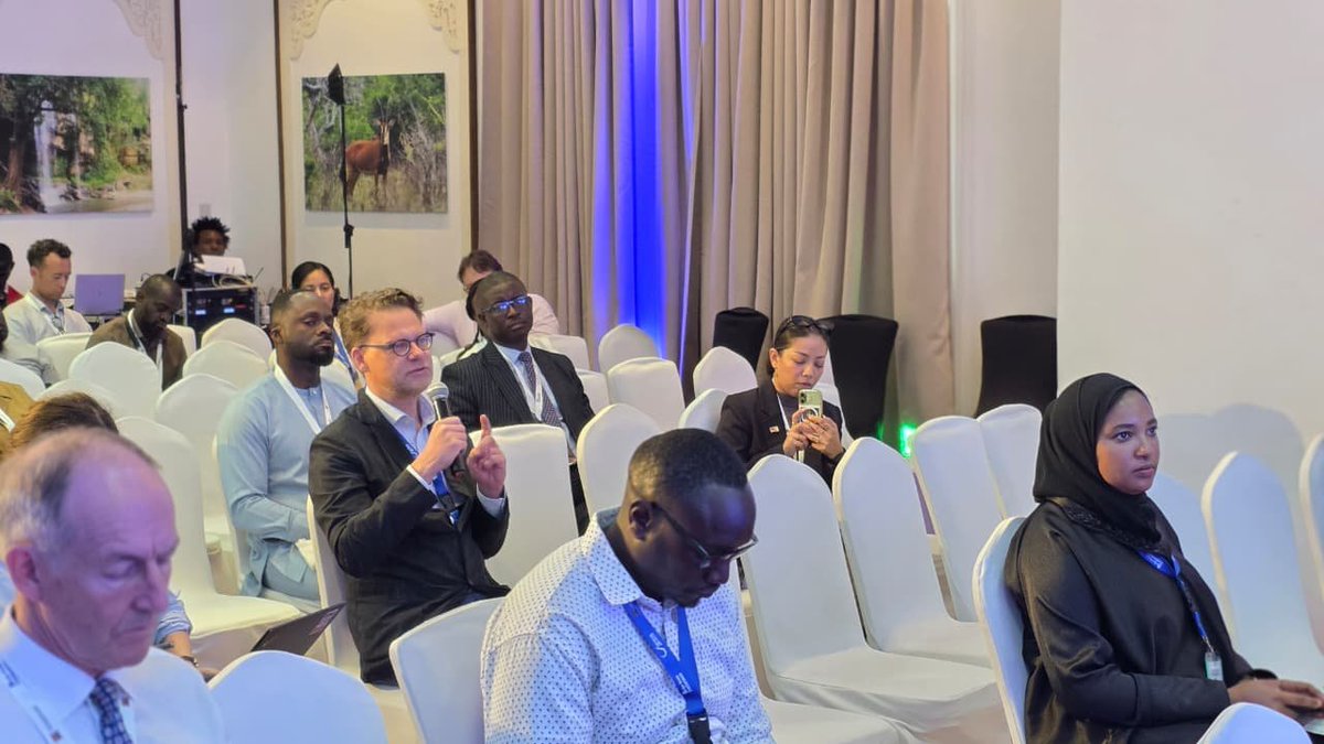 RichardMunang's tweet photo. For too long, crimes at sea disappeared beyond the horizon.

Today at #OurOcean2026 in Mombasa, I had the privilege of moderating the @UNODC  side event: "Crimes that Affect Our Ocean: Bridging Maritime Security and Ocean Protection."

Together with partners from Norway, with the Ambassador of #Norway to Kenya @NorwayAmbKenya  Skylight, IUCN, the Environmental Justice Foundation, regional coordination actors and the Government of Kenya, one message emerged clearly:

Detection without justice is only observation.

Technology can find suspicious vessels. Regional cooperation can track them. Inspectors can board them. But protecting oceans requires evidence, accountability and convictions.

Because behind illegal fishing often sit corruption, trafficking, forced labour and other organized crimes.

Protecting our oceans is not only an environmental imperative.

It is a justice, development and security imperative.

#UNODC #OurOcean2026 #BlueEconomy #EnvironmentalJustice #FishNET @UNODC_ENV
