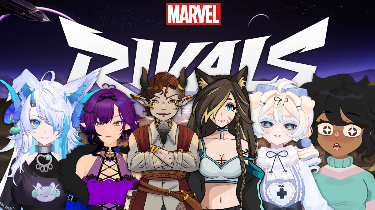 sunofsnek's tweet photo. MARVEL RIVALS

I promised Bubbie &amp; Lupina to play Marvel Rivals, Awhoo and Neko are joining and so I am the noob who has NO IDEA how anything works.

6pm CET | 12pm EST | 1am JST
On 🟣 https://t.co/Qsa45kc25H