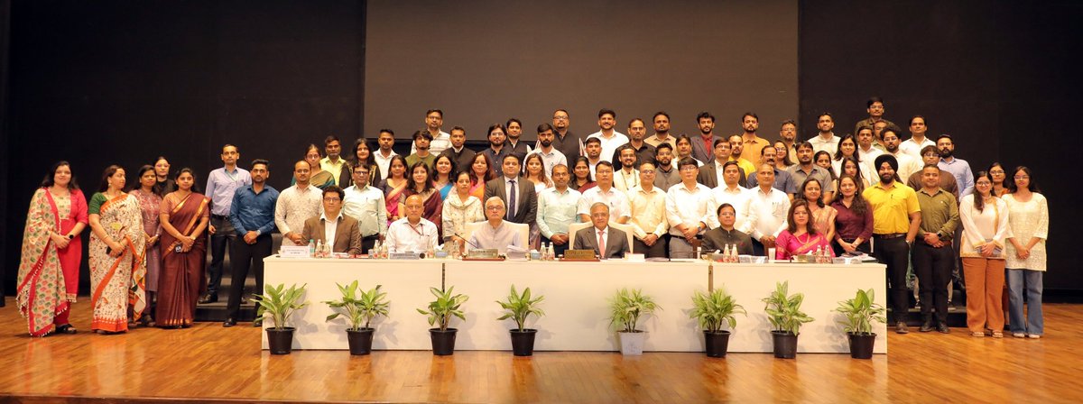 ECISVEEP's tweet photo. Celebrating 15 years of excellence in electoral training and capacity building!

CEC Shri Gyanesh Kumar and EC Dr. Vivek Joshi addressed participants at the Conference on Capacity Building and Strategic Roadmap held as part of the 15th Foundation Day celebrations of IIIDEM in New Delhi.

#ECI #IIIDEM