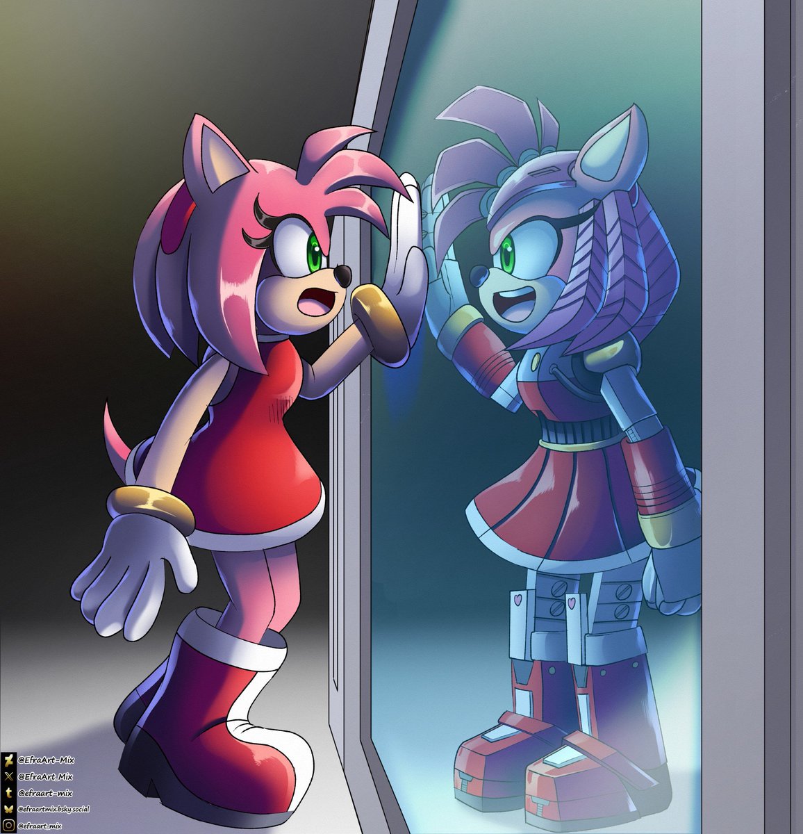 My way of drawing Amy is certainly peculiar