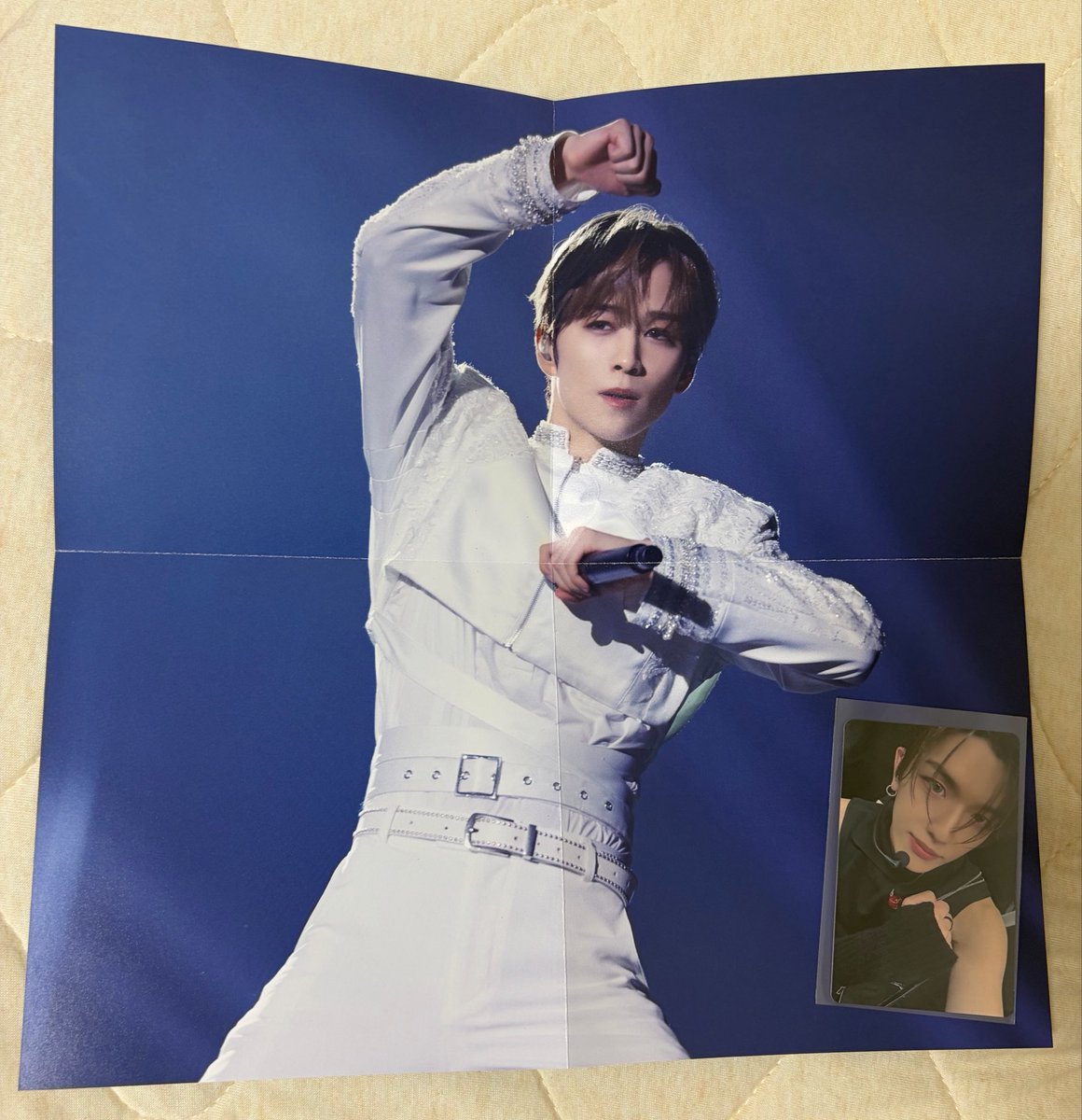 A76920384's tweet photo. INI XQUARE MASTERPIECE トレカ ポスター 交換

【譲】Blu-rayトレカ 髙塚
　　ポスター　後藤

【求】藤牧
　　(トレカはBlu-ray、DVDどちらでも)

郵送での交換希望です！
お気軽にお声がけお願いいたします🙇‍♀️
#INI交換 https://t.co/TAv05jiQnM